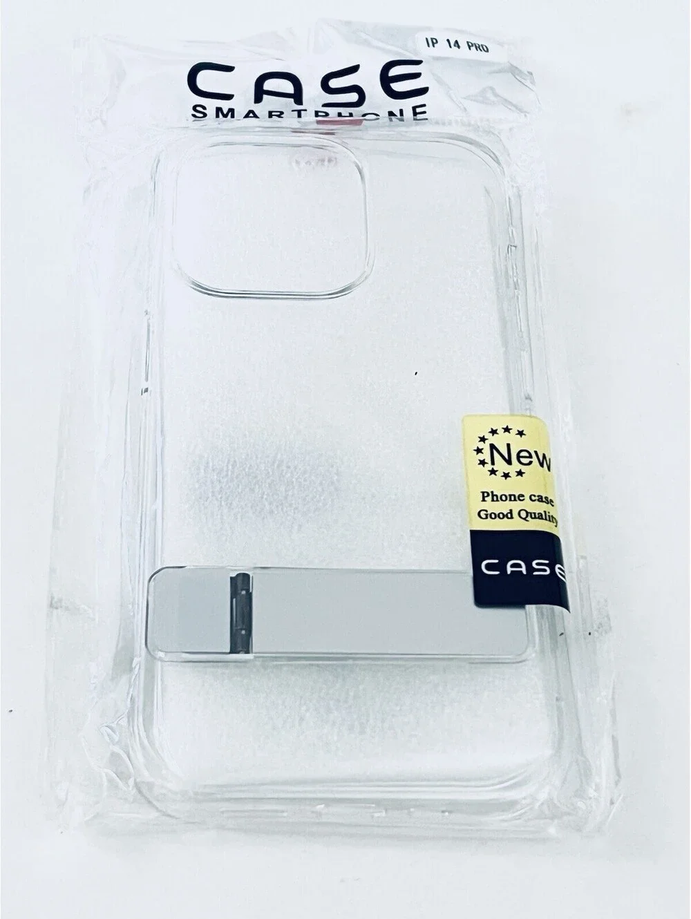3-Pack iPhone 14 Pro Cases Clear Teal Orange Ring Stand Bumper New